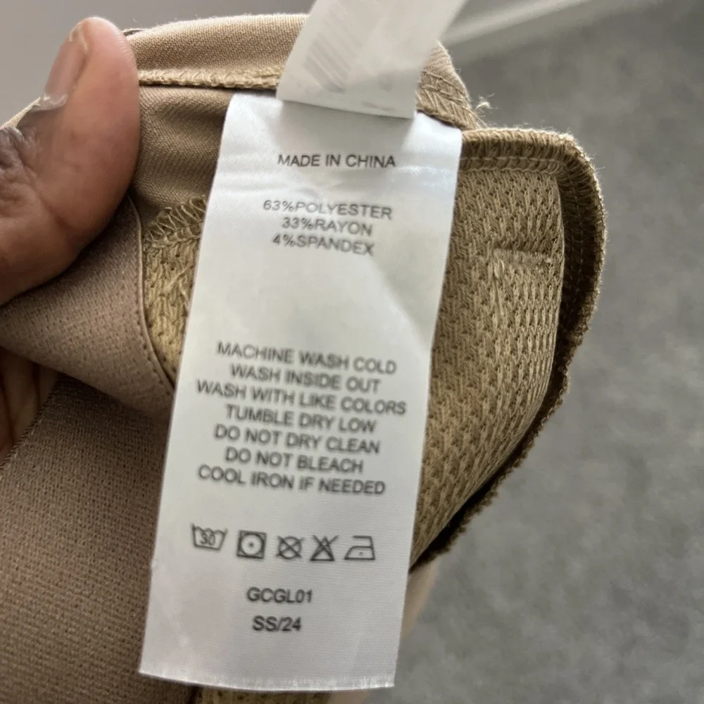 Quince Ultra-Stretch 24/7 Smart Chino Pant Men 36X34 Khaki Career Athleisure New